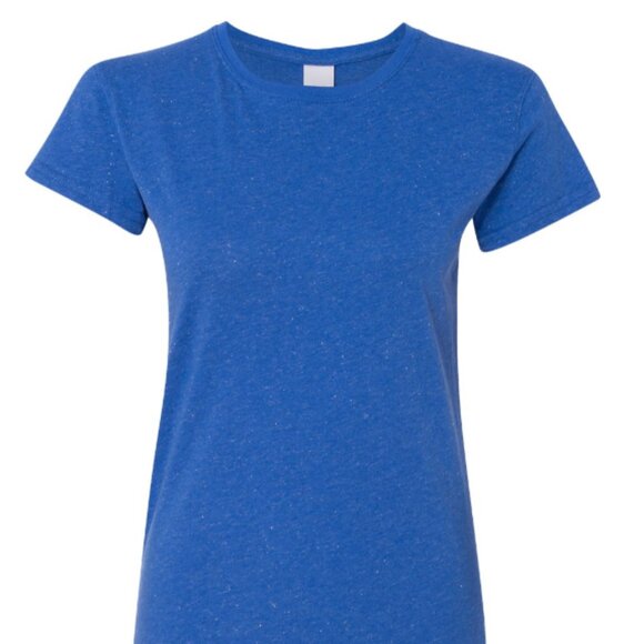 J. America Glitter Tee - Royal - Picture 1 of 1